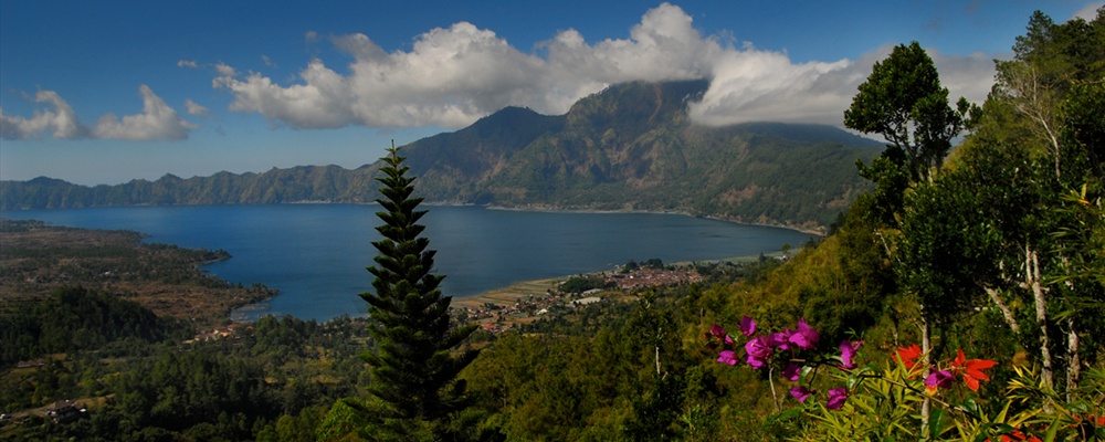 Bali – Aerial view of Lake Batur